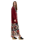 Ryan Roche | Cashmere Boyfriend Cardigan in Red
