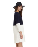 Apiece Apart Tee Dress in Navy & White | Color Block