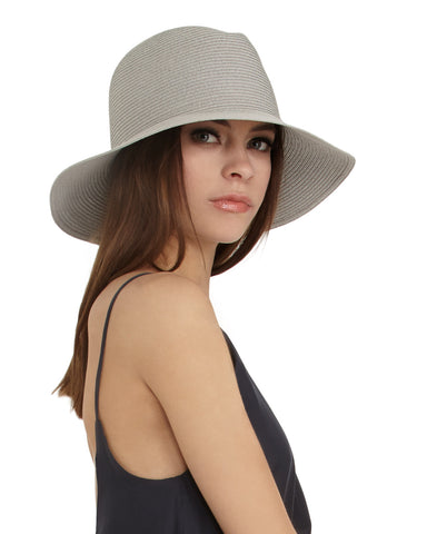 Ryan Roche Crushable Straw Hat | Alabaster