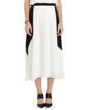 MYNE | Storm Skirt in White and Black