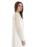 VOZ Loose Knit Crop Sweater in Ivory | SAANS.COM