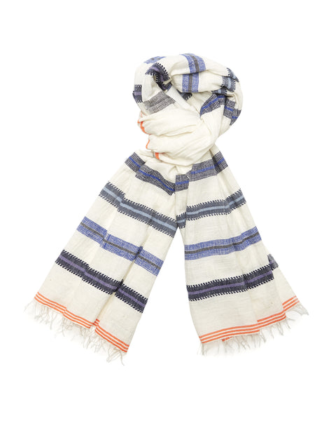Lemlem Megaz Scarf in Navy