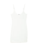 LAmade V Neck Slip Dress in White