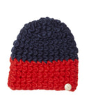 Mischa Lampert Merino Wool Beanie | Navy & Red