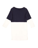 Apiece Apart Tee Dress | Navy & White Duo Tone