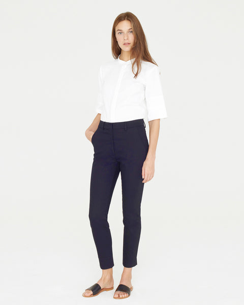 Apiece Apart Camilla High Waisted Pant | Navy Blue