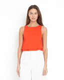 Apiece Apart Agnes Bi-Level Top | Santorini Red