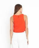 Apiece Apart Agnes Bi-Level Top | Santorini Red