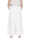 Apiece Apart Karin Slit Skirt in White