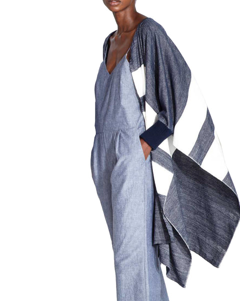 Apiece Apart Chios Jumpsuit In Chambray