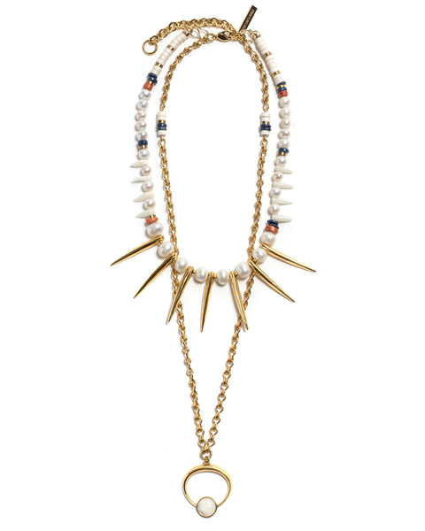 Lizzie Fortunato New Moon Convertible Necklace