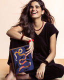 Lizzie Fortunato | Safari Clutch in Rattlesnake