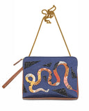 Lizzie Fortunato | Safari Clutch in Rattlesnake