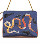 Lizzie Fortunato | Safari Clutch | Rattlesnake