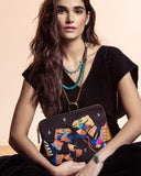 Lizzie Fortunato | Safari Clutch in Bright Camel