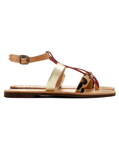 Isapera Sandals | Azalea in Red