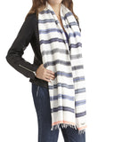 Lemlem Megaz Scarf in Navy