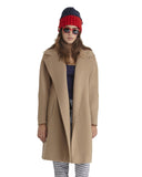 Fleurette Wool Coat in Camel