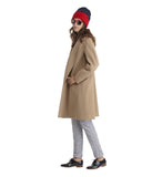 Fleurette Wool Coat in Camel | SAANS.COM