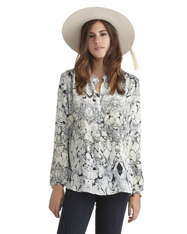 The Podolls Marble Silk Shirt