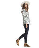 The Podolls Marble Print Silk Shirt