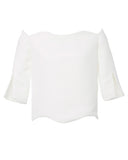 PAPER London "off the shoulder" Florida Top | front view