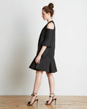 PAPER London Chagall Dress in Black | side view