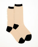 Fringe Crew Socks in Nude by Rachel Comey + Hansel from Basel