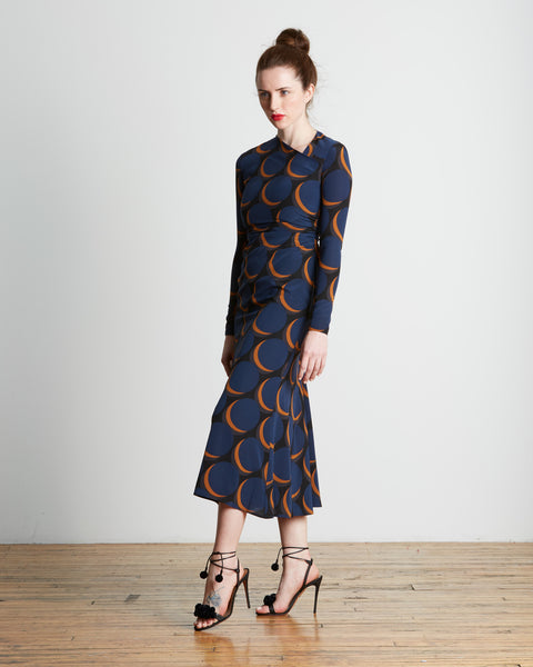 Rachel Comey Surveillance Dress in Waning Moon Print SAANS Rachel Comey Surveillance Dress in Waning Moon Print SAANS