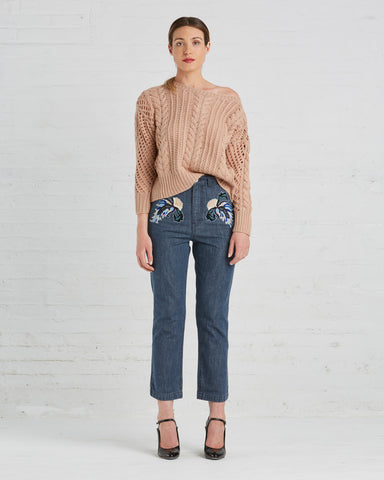 Rachel Comey Slim Bishop Pant in Ash Denim