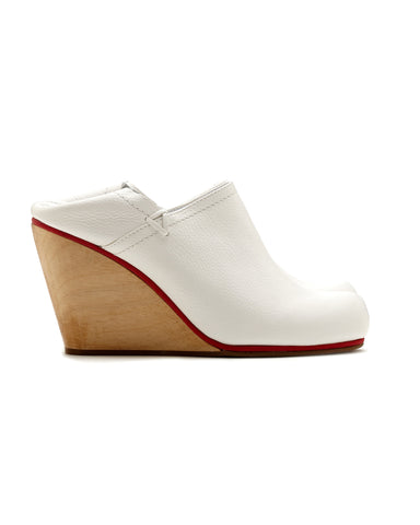 Rachel Comey | Casablanca Mule Clog in White Leather