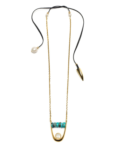 Lizzie Fortunato Roma Pendant Necklace