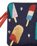 Lizzie Fortunato Safari Clutch in Ice Pop | detail view