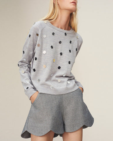 PAPER London | Fraise Shorts in Denim Grey