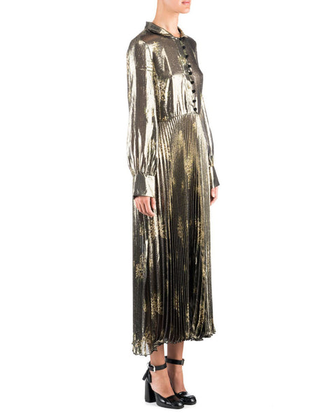suno silk dress SUNO Silk Embroidered Lace Dress with Raised Floral Applique, Black, Size 6