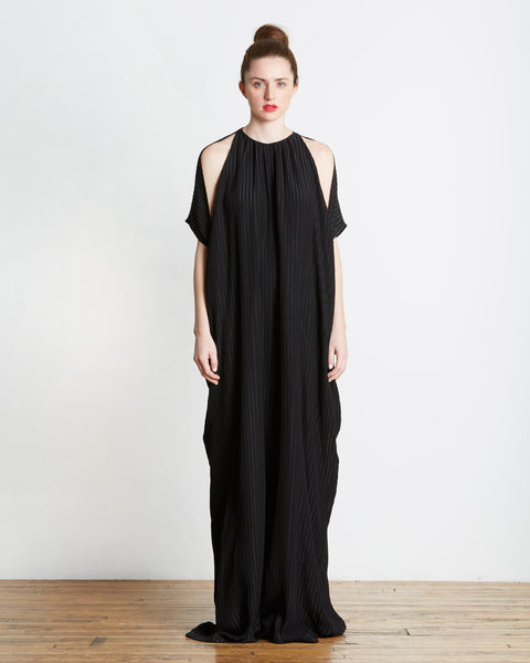 TOME Oversized Matelasse Jumpsuit | Black