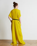 TOME Oversized Matelasse Jumpsuit | Citron
