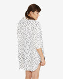 The Podolls Parachute Shirt in Black Dots | back view