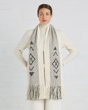 Voz | UN Trust Fund Scarf in Ivory and Grey