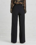 Voz | Tailored Wide-leg Wool Pants in Black