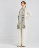 Voz | UN Trust Fund Scarf in Ivory and Grey