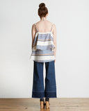 Ione Top in Textured Sunset Stripe by Tanya Taylor