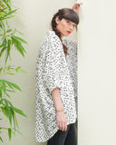 The Podolls Parachute Shirt in Black Dots