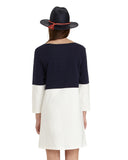 Apiece Apart Tee Dress in Navy & White | Color Block