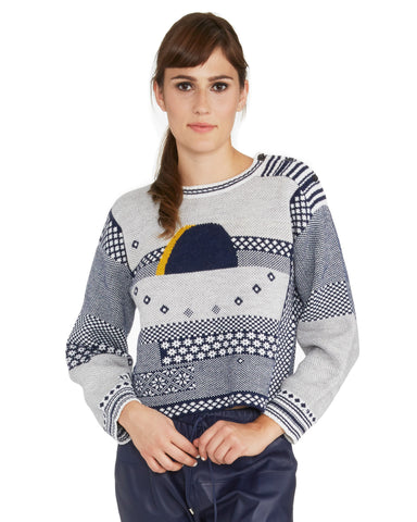 Rachel Comey | Eclipse Sweater in jacquard cotton and alpaca