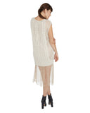 Ryan Roche | Cashmere Cable Knit Sleeveless Sweater in Ivory