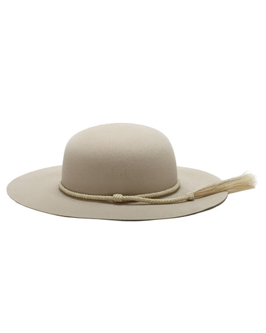 Ryan Roche | Wide Brim Angora Hat in White