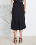 Apiece Apart Isabel Double V Skirt in Black | back view