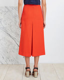 Apiece Apart Isabel Double V Skirt in Persimmon | back view