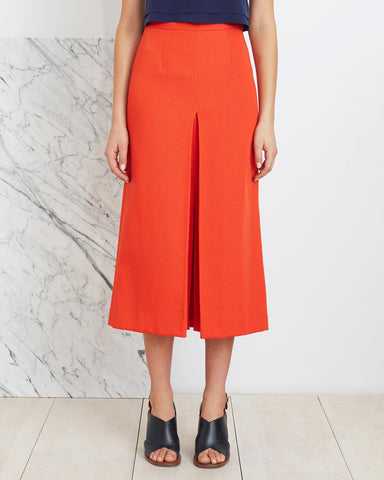 Apiece Apart | Isabel Double V Skirt in Persimmon